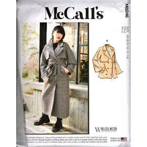 McCall's M8246 Misses 6 to 14 Trench Coat Melissa Watson Uncut Sewing Pattern
